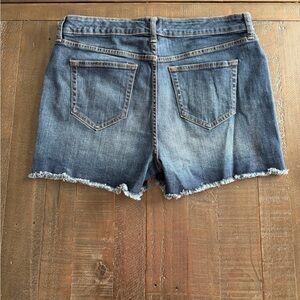 GAP High Rise Preppy Casual Cut Off Denim Jean Shorts